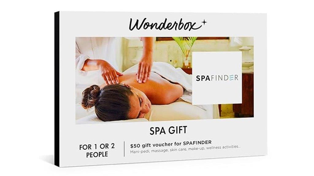 spa gift voucher for two