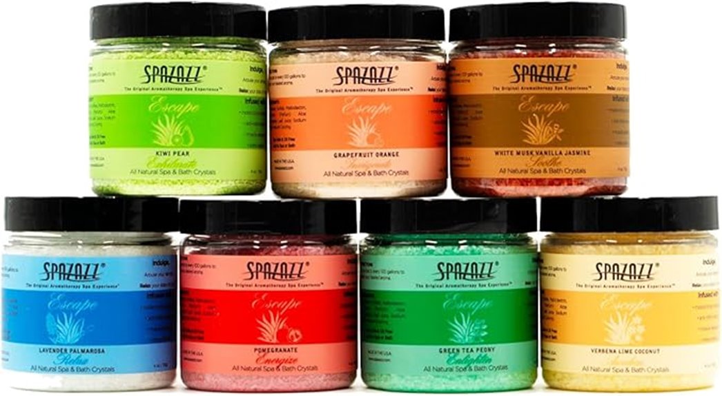 spa salt aromatherapy crystals