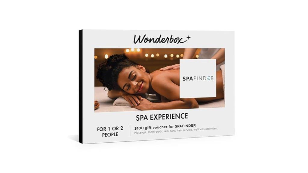 spa voucher for two