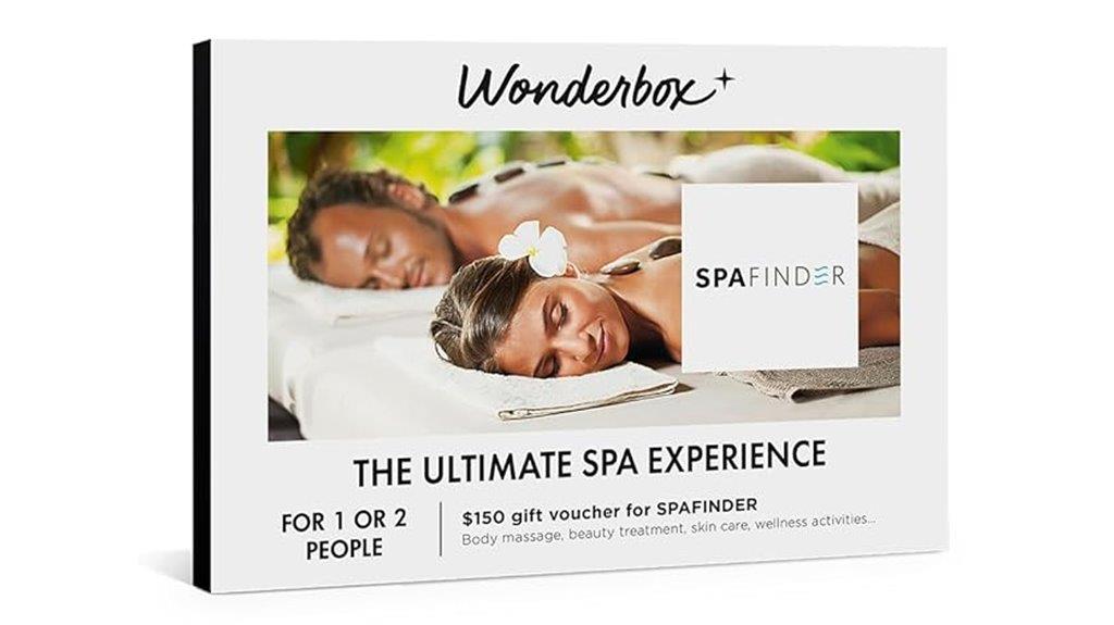 spa voucher for two