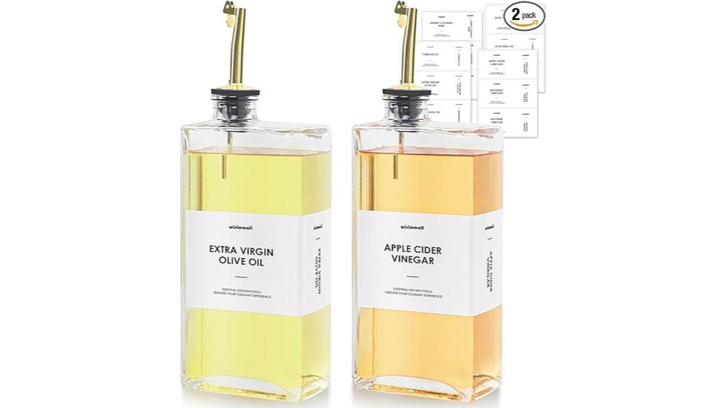 stainless steel olive oil dispenser