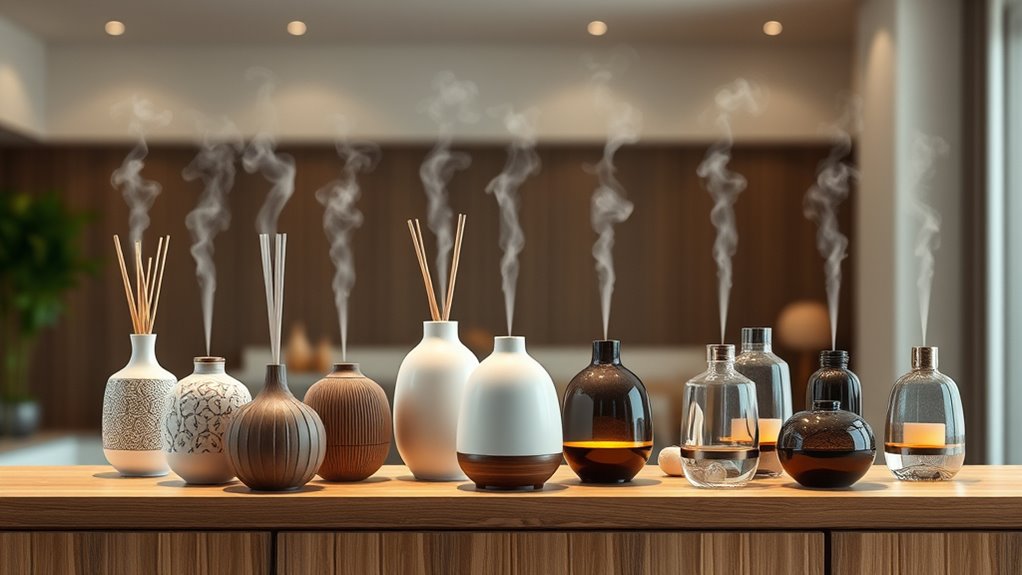 stylish functional diffuser selection