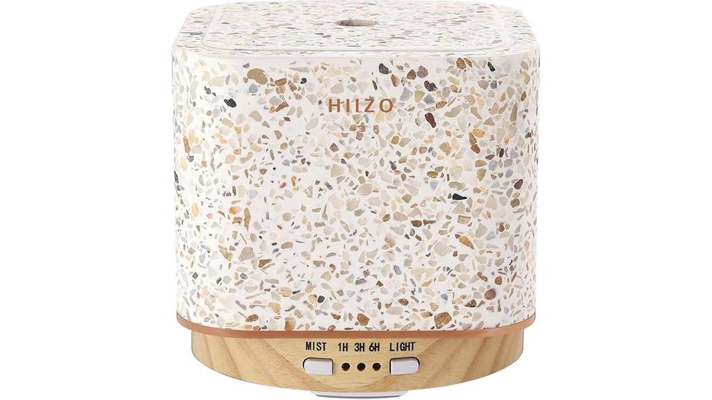 terrazzo aroma diffuser features