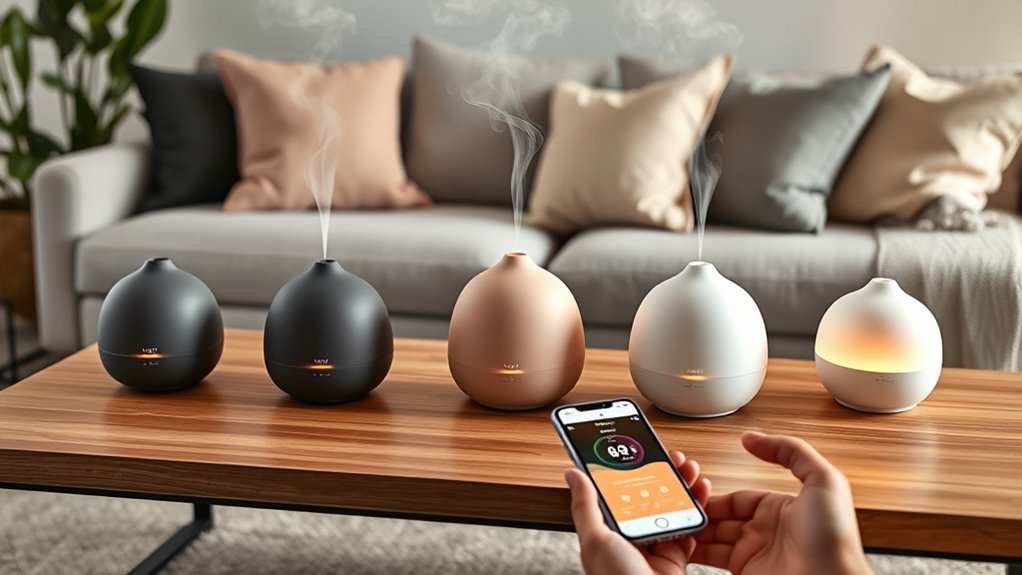 top app controlled scent diffusers
