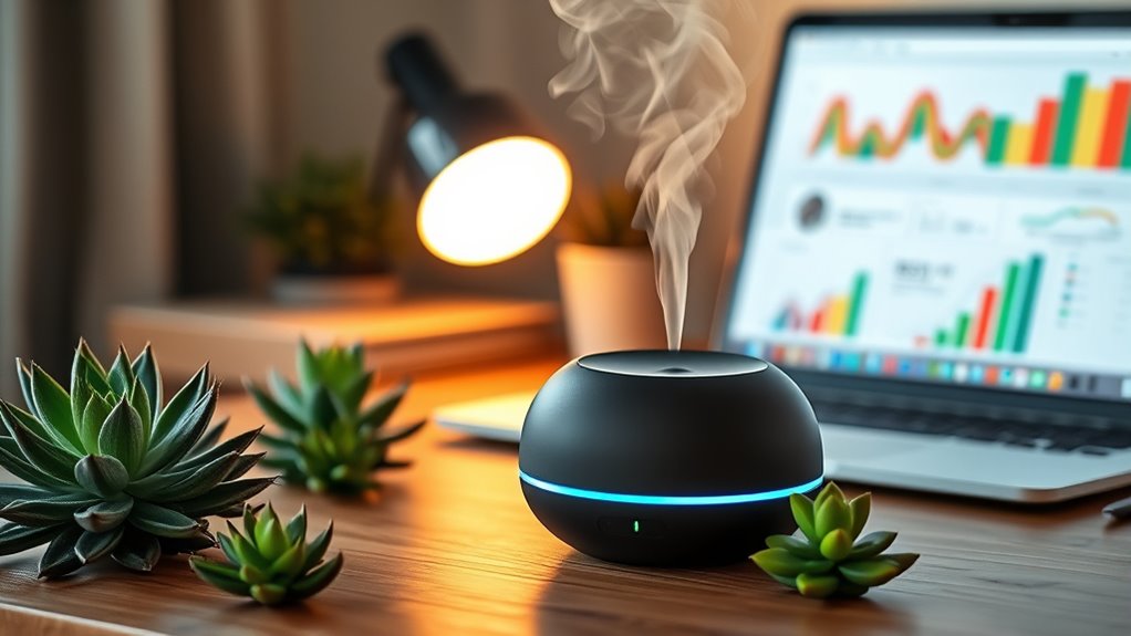 top desk air purifier diffusers