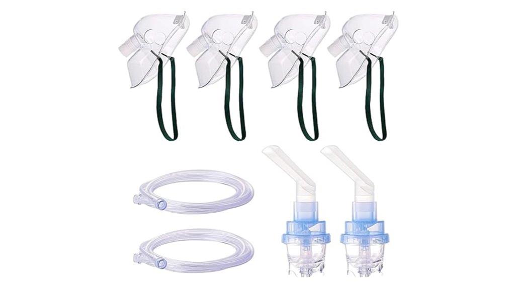 two nebulizer tubing sets