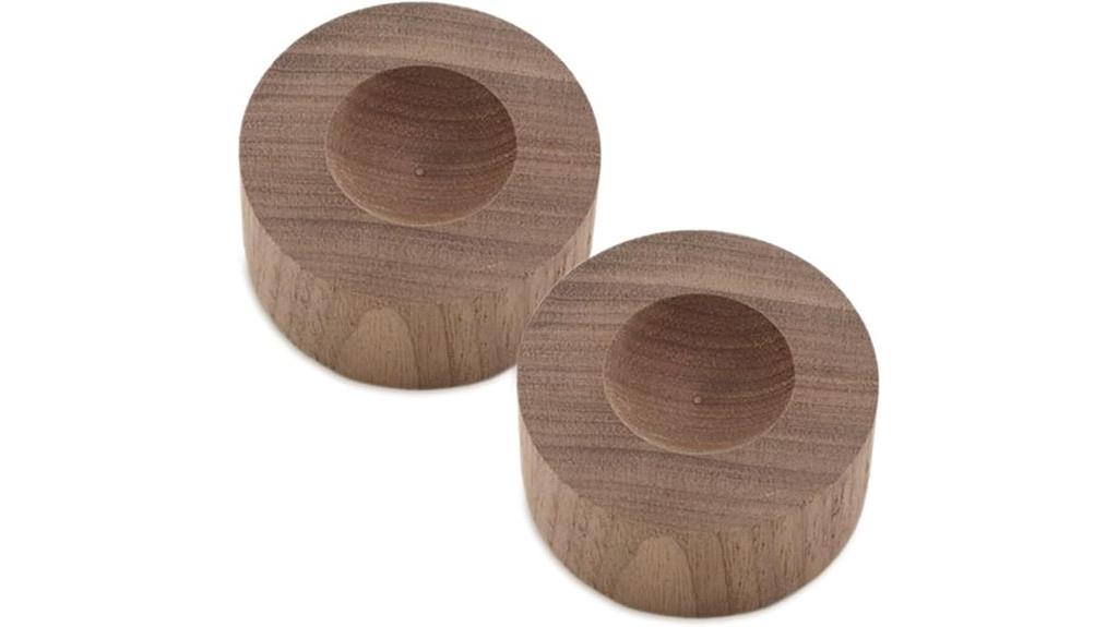 two walnut wood diffusers