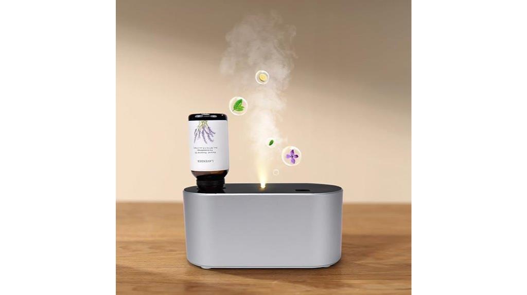 waterless oil diffuser with three mist levels