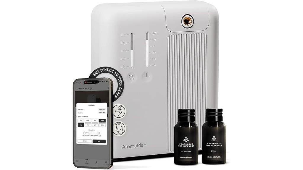 waterless scent diffuser system