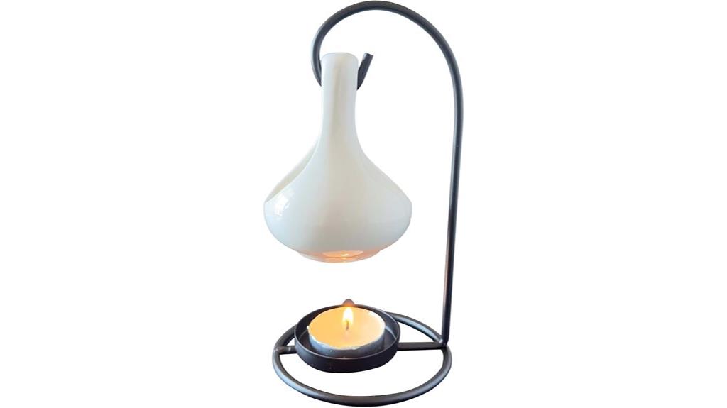 white ceramic oil burner