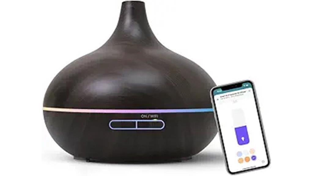 wifi controlled essential oil diffuser