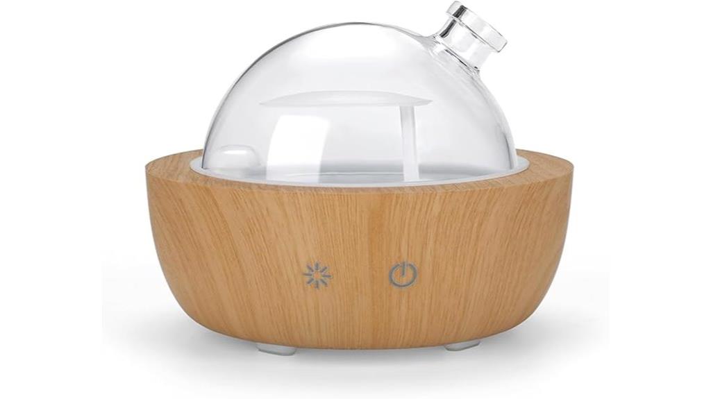 wood grain diffuser humidifier