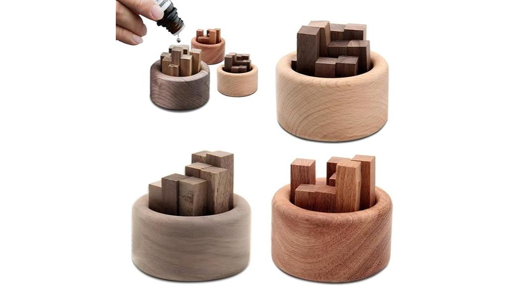 wooden three piece diffuser