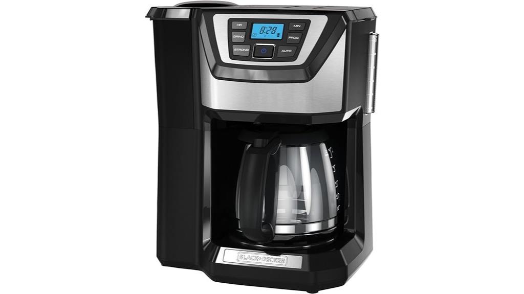 12 cup grind and brew coffee maker