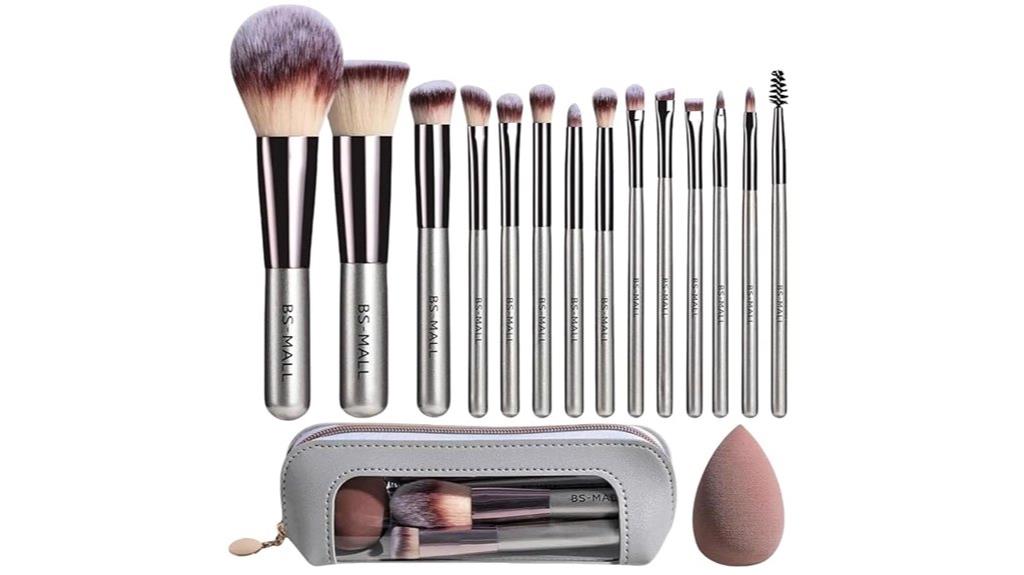 14 piece makeup brush set