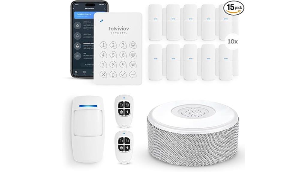 15 piece home security kit
