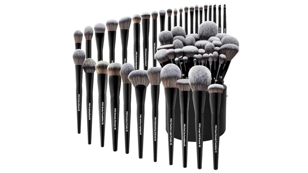 32 piece makeup brush set