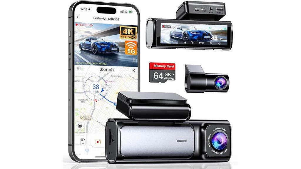 4k dash cam features