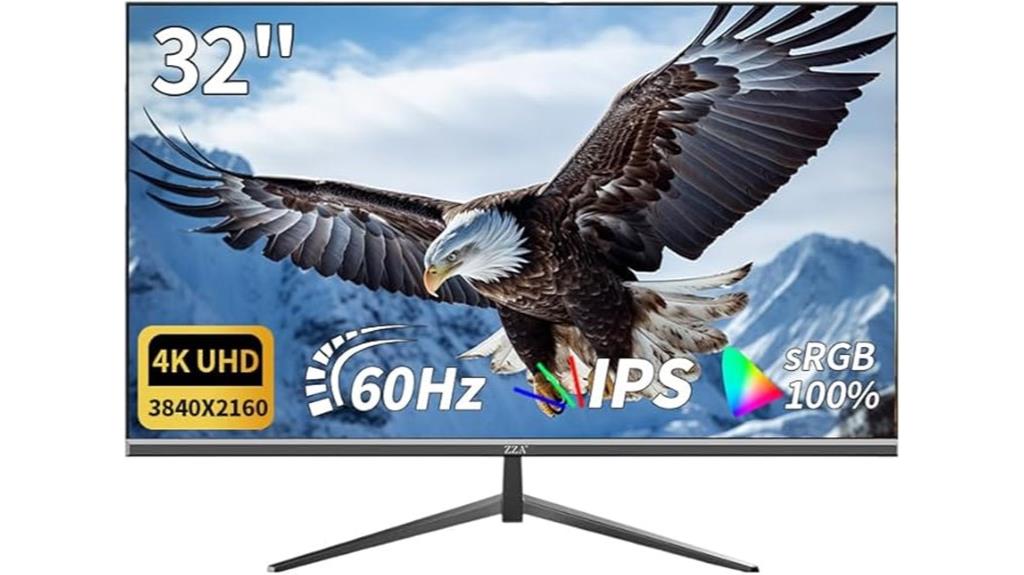 4k ips monitor features