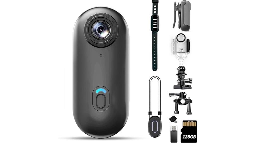 4k waterproof 128gb camera