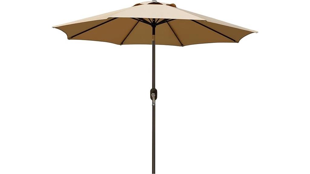 9 ft tilt patio umbrella
