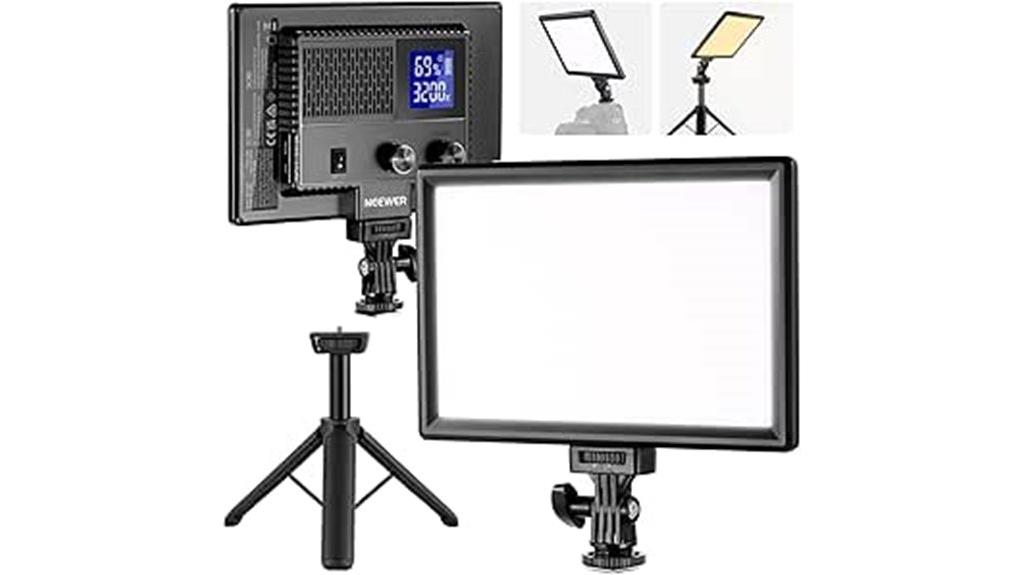 9 led panel with tripod