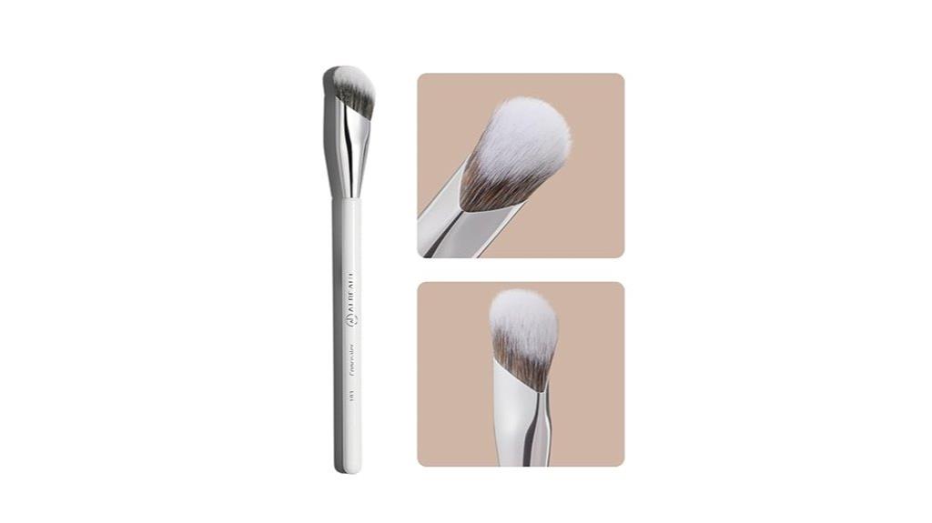 angled face concealer brush