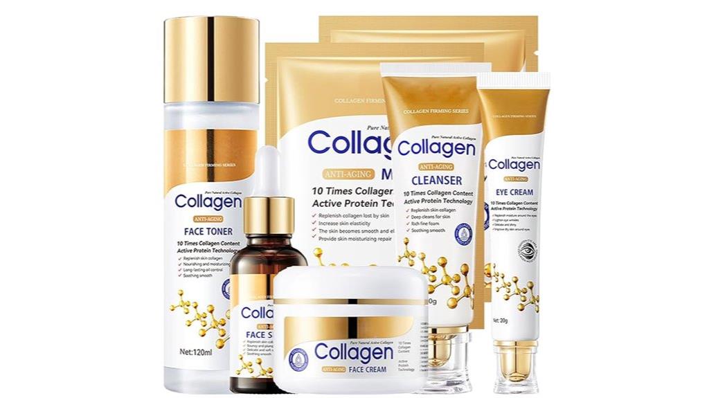 anti aging collagen face set