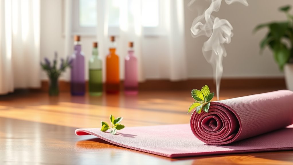 aromatherapy enhances yoga practice