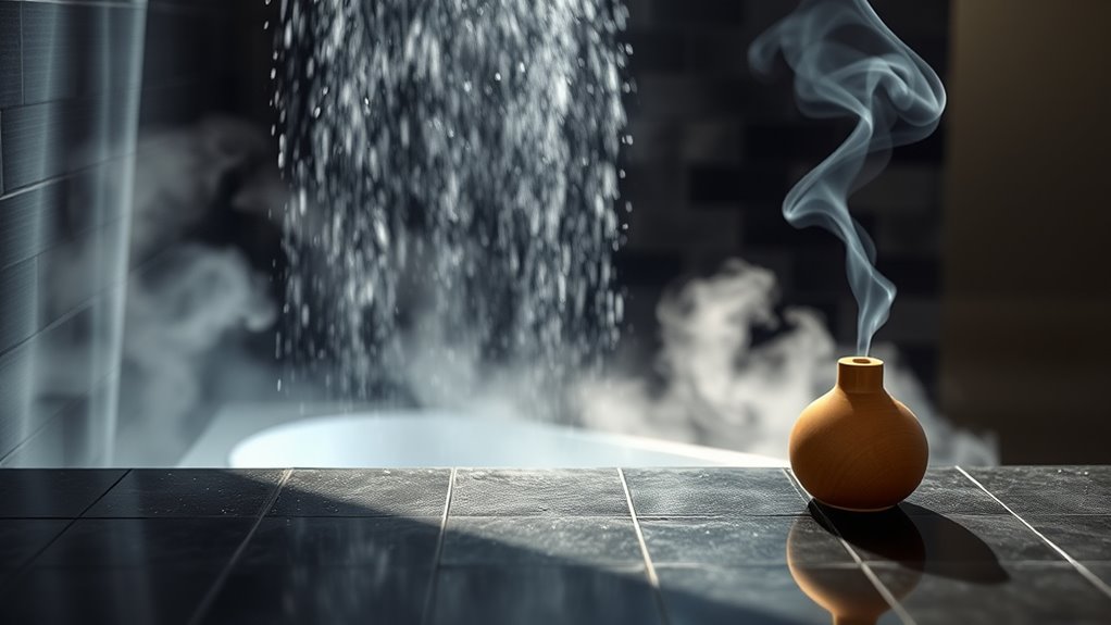 aromatherapy steam shower ritual