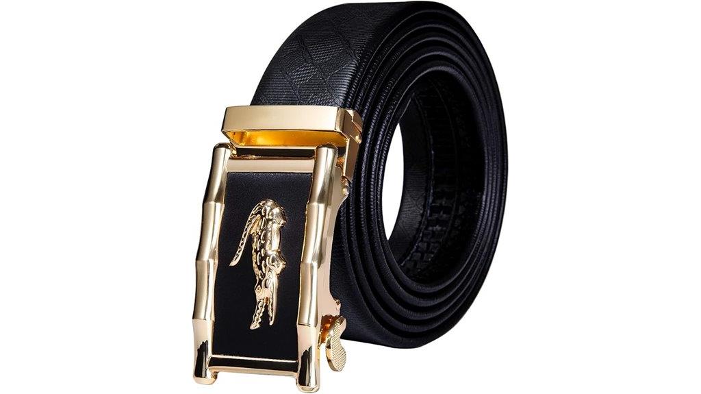 automatic buckle mens belts
