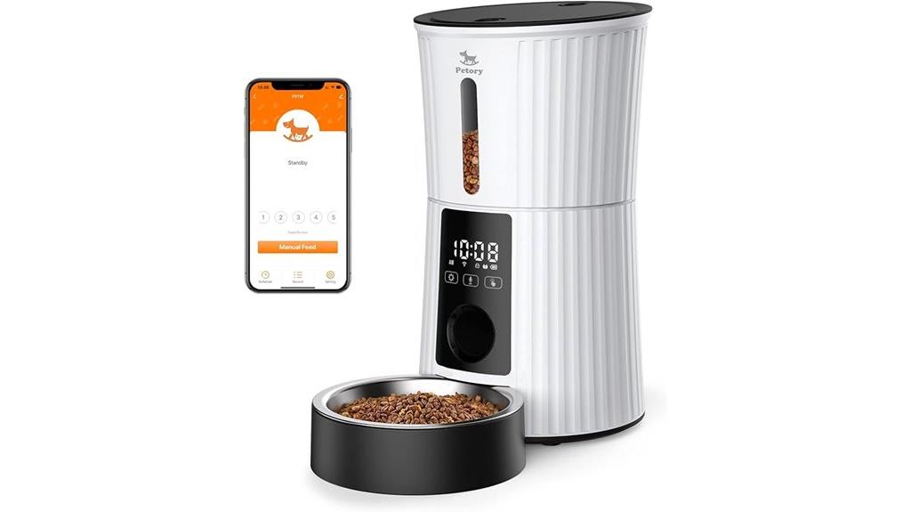 automatic cat feeder dispenser