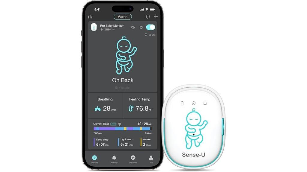 baby movement monitor clip