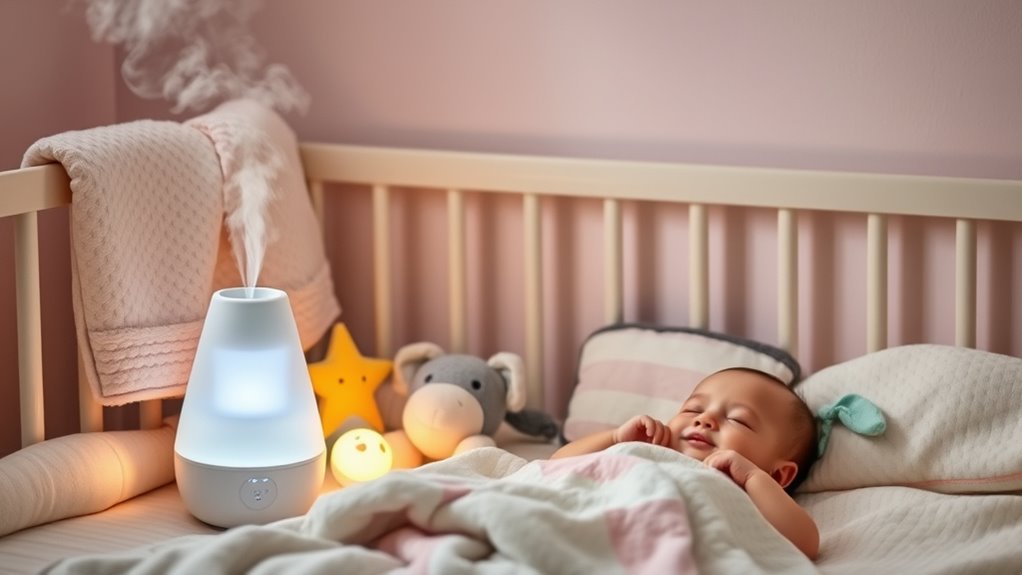 baby room humidifiers with lights