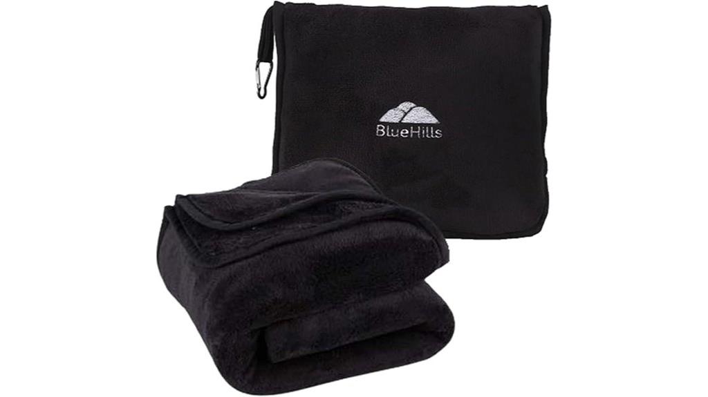 bluehills travel blanket set