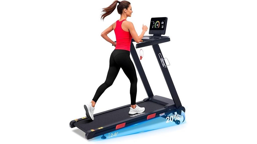 bluetooth enabled treadmill with high capacity