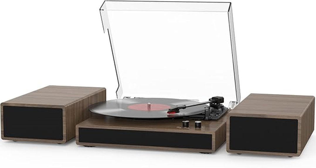 bluetooth vinyl record player