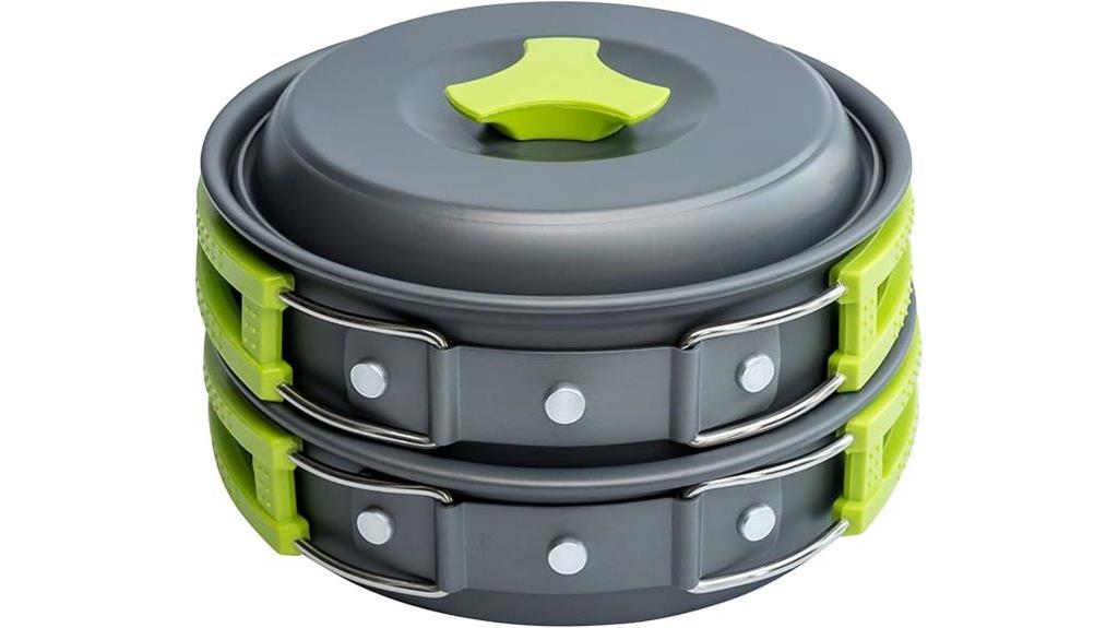 camping cookware mess kit