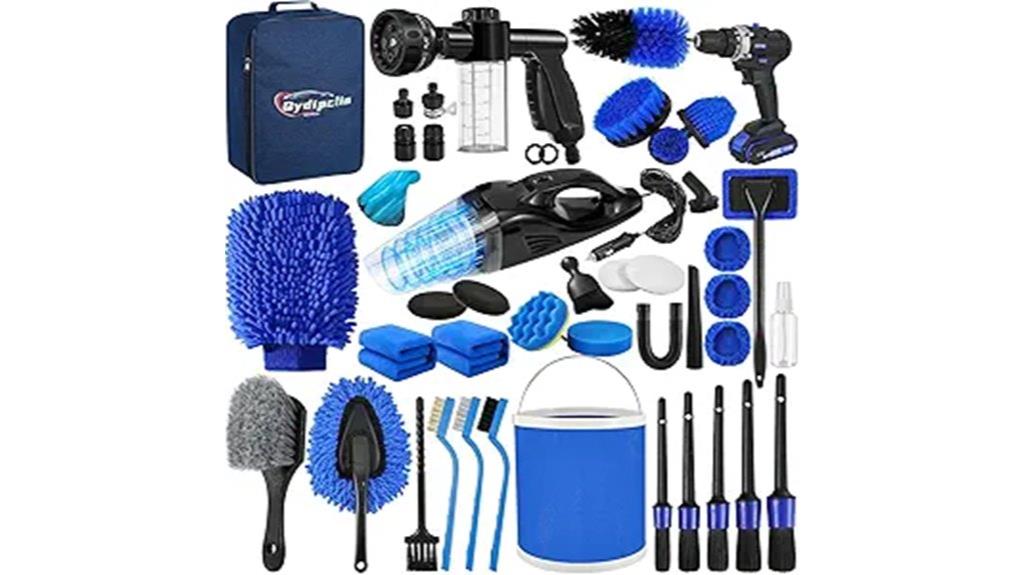 car cleaning brush set