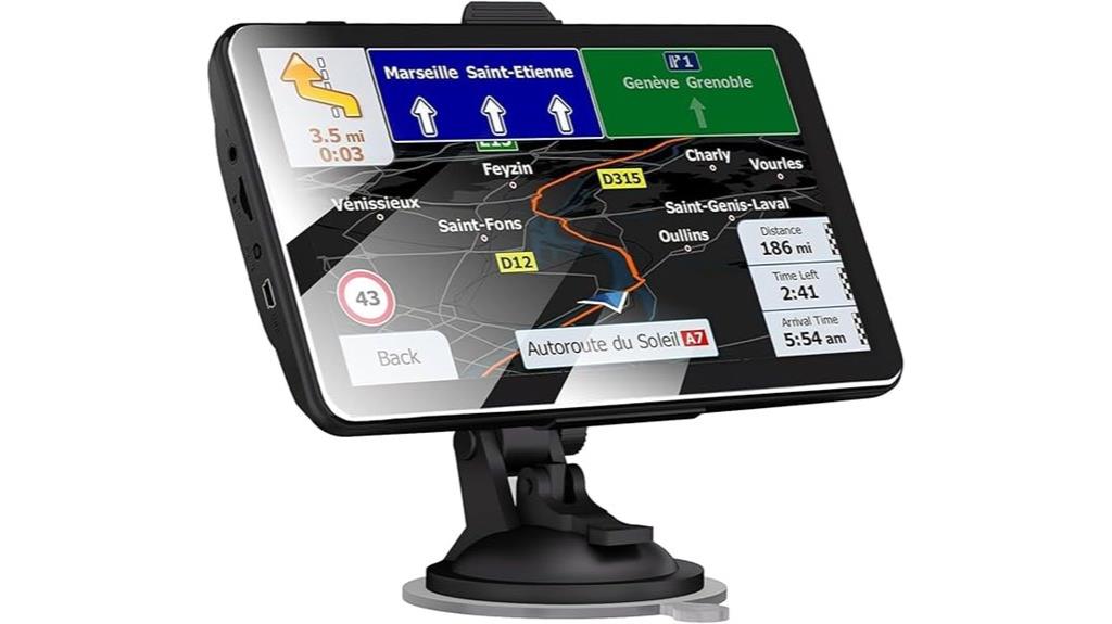 car gps with touchscreen