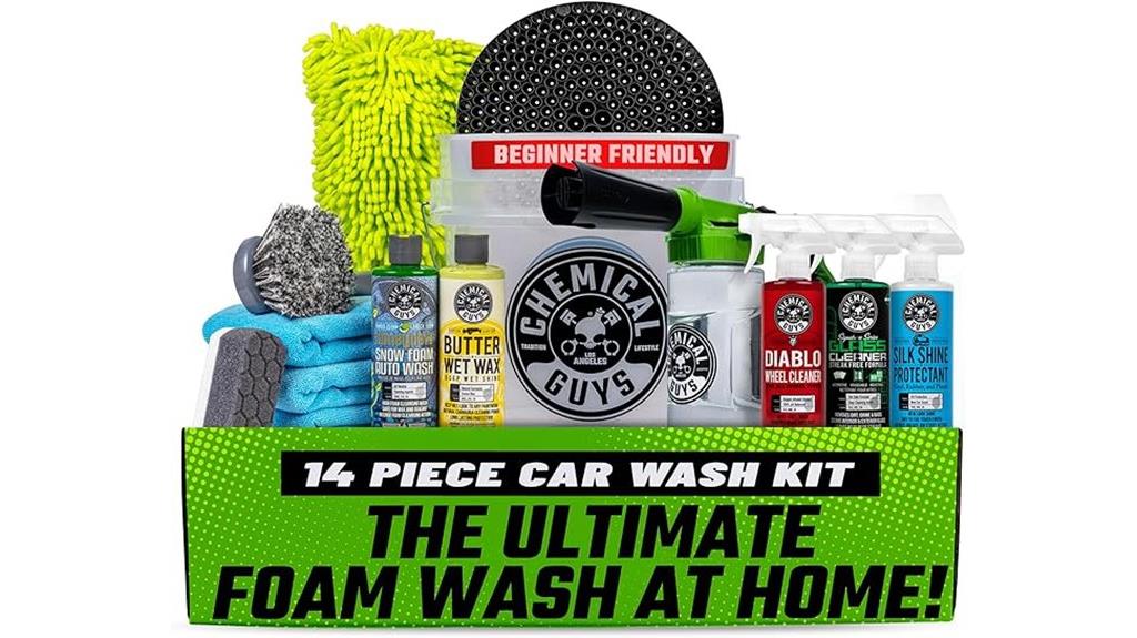 car wash kit with foam