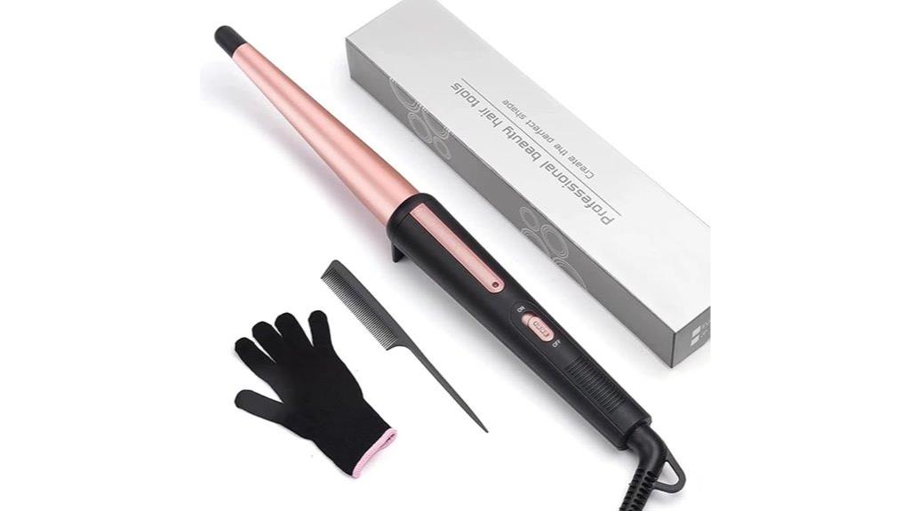 ceramic tapered curling wand
