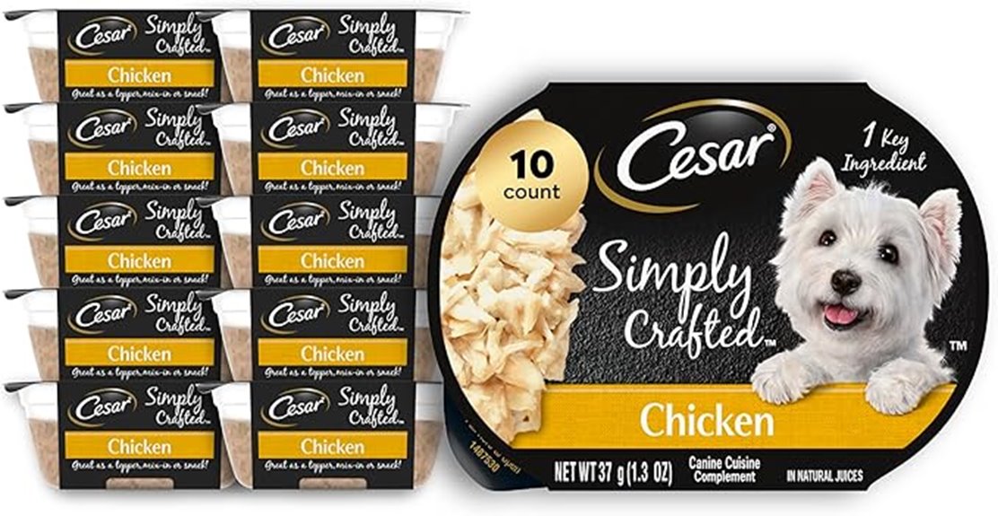cesar chicken wet toppers