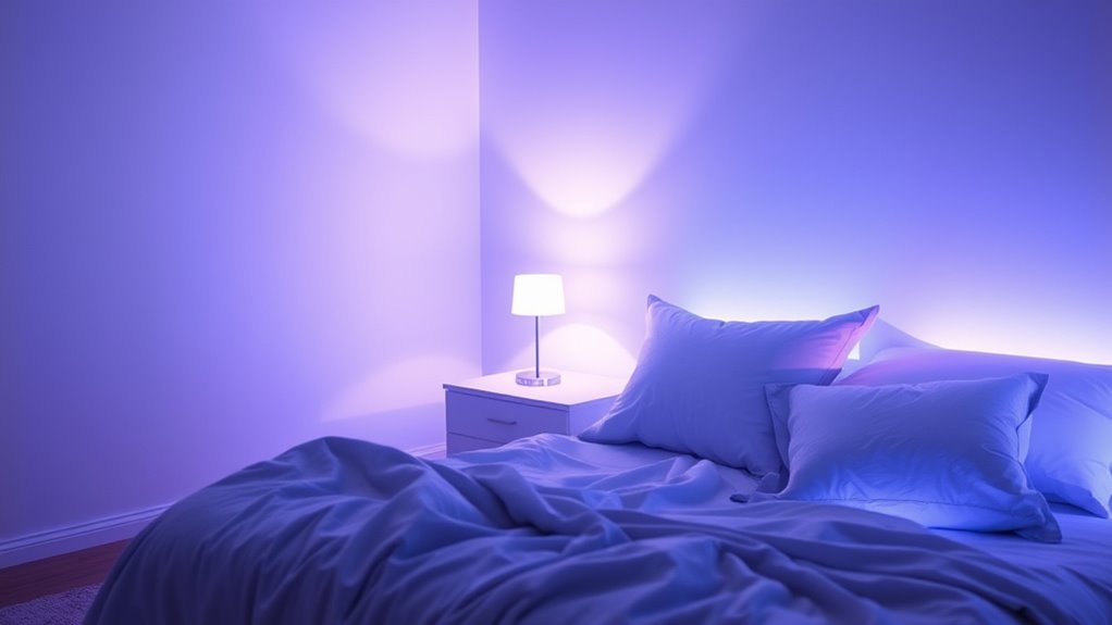 choose warm low blue light