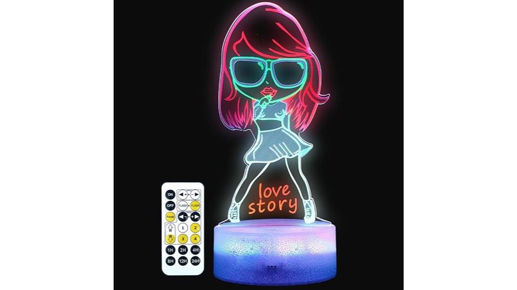 color changing girls night lamp