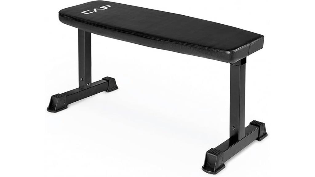 colorful flat weight bench