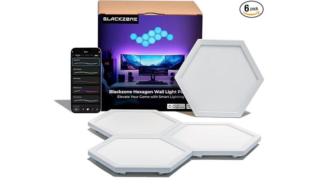 colorful modular led panels