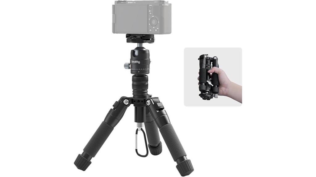 compact aluminum tripod