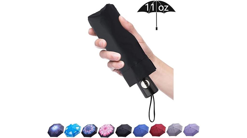 compact automatic travel umbrella
