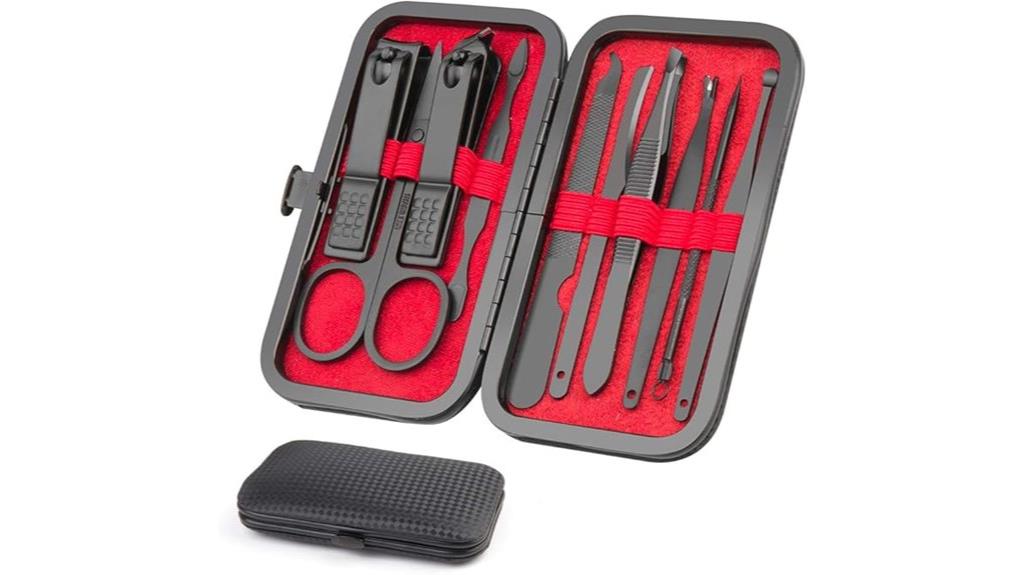 complete 10 piece grooming set